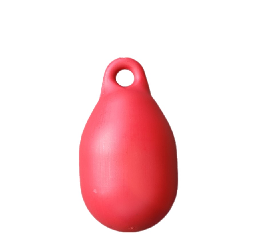 8'' red polyethylene buoy - 4012
