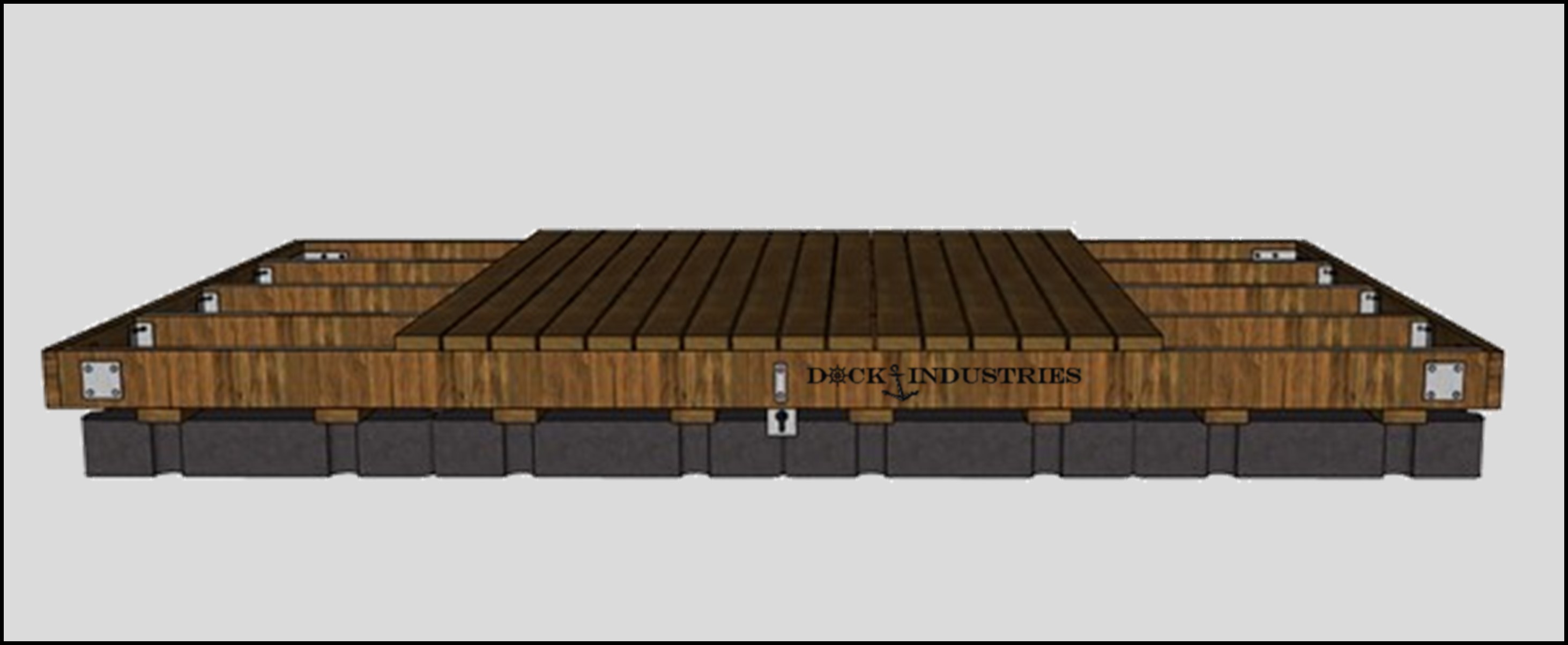 Heavy Duty dock kit 8'x16'
