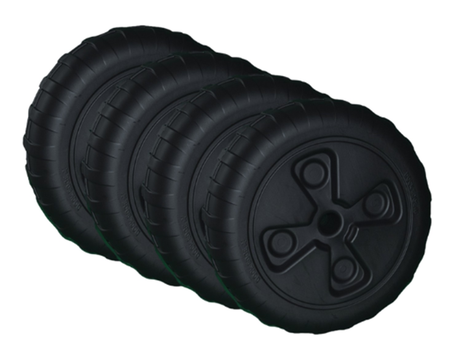 Kit of 4 wheels 24'' for dock - 700 lbs - Standard - 9002-4