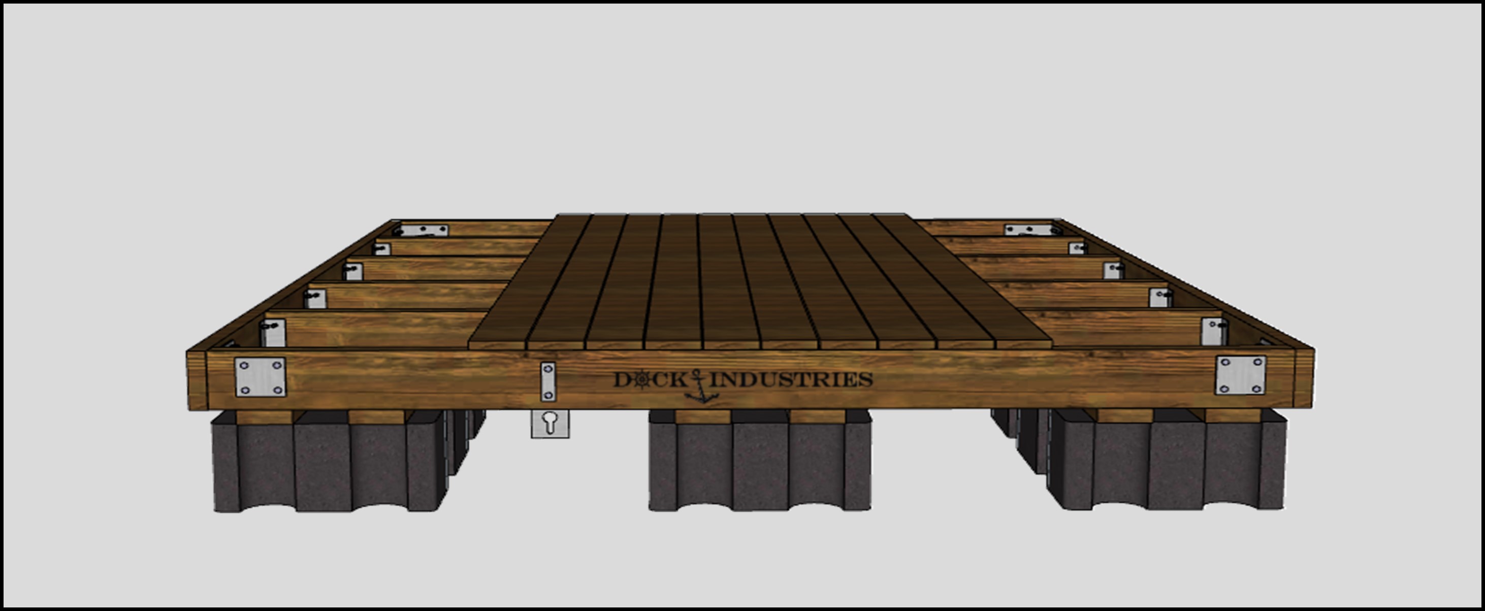 Ensemble pour plateforme de baignade Heavy Duty 10'x10'