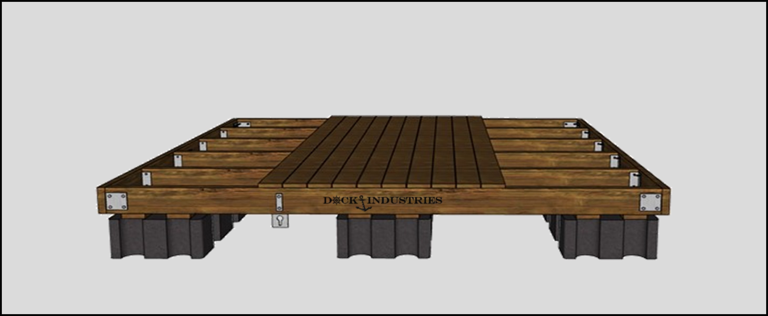 Ensemble pour plateforme de baignade Résidentiel 10'x10'