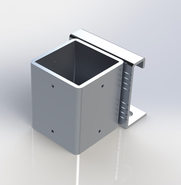 Support pour 4'x4' en bois