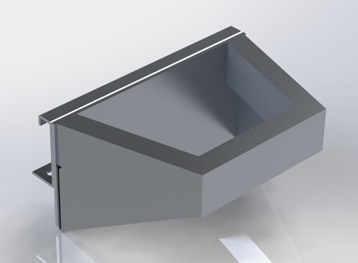 Support à moteur hors-bord décalé en aluminium